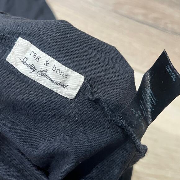 RAG & BONE Men's NY Hotdog Cotton Tee Size XXL In Black - Picture 9 of 10